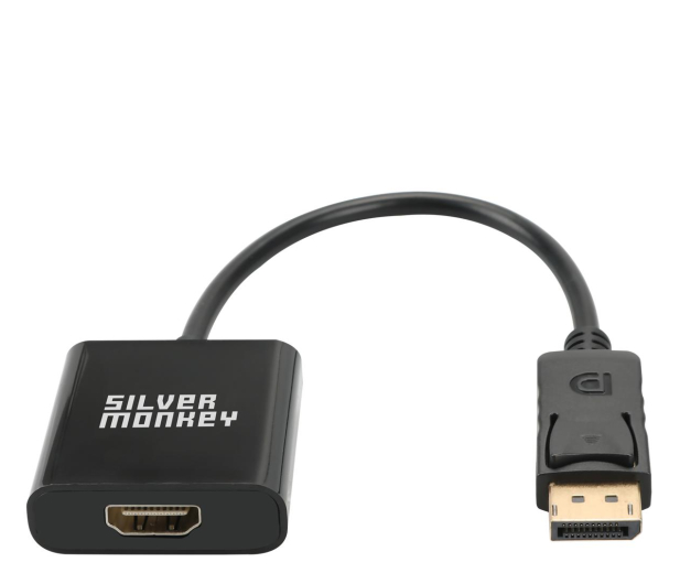 SILVER MONKEY SMA138 adapter DisplayPort - HDMI 15cm - 1093337 - zdjęcie